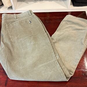 Vineyard Vines Men's Olive Green Corduroy Pants